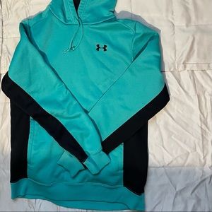 Teal under armor hoodie